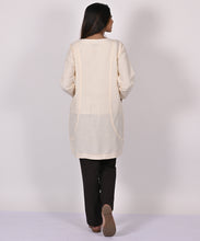 Load image into Gallery viewer, ANITA Linen-Cotton Hand Embroidered Tunic Dress