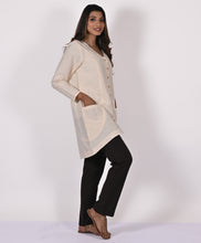 Load image into Gallery viewer, ANITA Linen-Cotton Hand Embroidered Tunic Dress