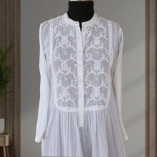 Load image into Gallery viewer, BODHI Pure Cotton, Hand Embroidery/ Chikankari Women Dress
