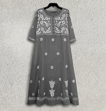 Load image into Gallery viewer, CHANDINI Solid Pure Cotton Long Tunic Kurta Dress: Made to Order