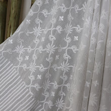 Load image into Gallery viewer, Cotton White Hand Embroidered /Chikankari Dupatta