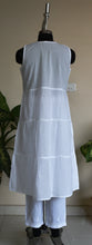 Load image into Gallery viewer, URVI, Pure Cotton Hand Embroidered Chinkankari Long Kurta , Three Pcs. Suit Set