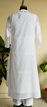 Load image into Gallery viewer, URVI, Pure Cotton Hand Embroidered Chinkankari Long Kurta , Three Pcs. Suit Set