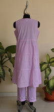 Load image into Gallery viewer, URVI, Pure Cotton Hand Embroidered Chinkankari Long Kurta , Three Pcs. Suit Set