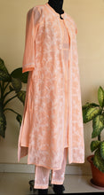 Load image into Gallery viewer, URVI, Pure Cotton Hand Embroidered Chinkankari Long Kurta , Three Pcs. Suit Set