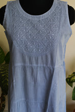 Load image into Gallery viewer, URVI, Pure Cotton Hand Embroidered Chinkankari Long Kurta , Three Pcs. Suit Set