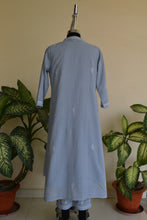 Load image into Gallery viewer, URVI, Pure Cotton Hand Embroidered Chinkankari Long Kurta , Three Pcs. Suit Set