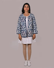 Load image into Gallery viewer, ARYA Cotton Block Print Green Reversible jacket