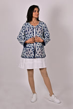 Load image into Gallery viewer, ARYA Cotton Block Print Green Reversible jacket