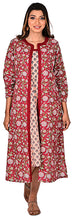 Load image into Gallery viewer, Urvi 100% Cotton Block Printed Long Kurta , Three Pcs. Suit Set