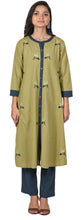 Load image into Gallery viewer, AASARAH Cotton Blended Long Kurta/tunic with hand embroidered Chikankari