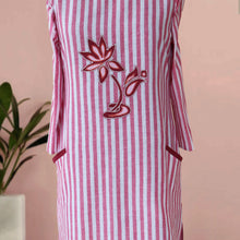Load image into Gallery viewer, ELSA Cotton, Striped Kurta with Patch work Detail