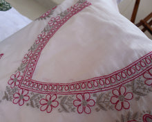 Load image into Gallery viewer, FALAK Pure Cotton Hand Embroidered/Chikankari Unstitched Kurta Set; Made to Order/ Customizable