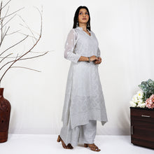 Load image into Gallery viewer, SUPRIYA Georgette All-Over Chikankari Hand Embroidered - Only Kurta