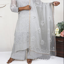 Load image into Gallery viewer, SUPRIYA Georgette All-Over Chikankari Hand Embroidered - Only Kurta