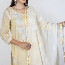 Load image into Gallery viewer, KAAVYA Modal Round Neck, Hand Embroidered Kurta, Regular and Plus Sizes