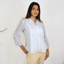Load image into Gallery viewer, RUCHI Pure Cotton, Hand Embroidered Top Regular and Plus Sizes