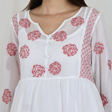 Load image into Gallery viewer, MEGHNA Georgette Hand Embroidered Top