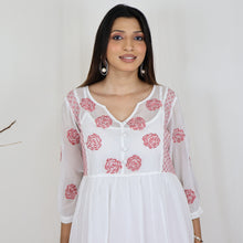 Load image into Gallery viewer, MEGHNA Georgette Hand Embroidered Top