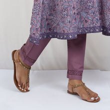 Load image into Gallery viewer, KAAYA Cotton, Jaipuri Block Print with Hand Embroidered Kurta Dress and Pant