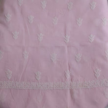 Load image into Gallery viewer, HANSIKA Pure Cotton Hand Embroidered/Chikankari Unstitched Kurta Set; Made to Order/ Customizable