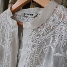 Load image into Gallery viewer, Viscose Georgette Front-Open Shrug with All-Over Intricate Embroidery