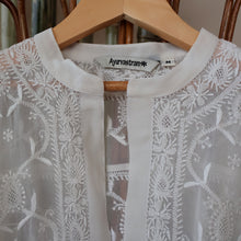 Load image into Gallery viewer, Viscose Georgette Front-Open Shrug with All-Over Intricate Embroidery