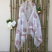 Load image into Gallery viewer, Kota Dupatta Hand Embroidery/Chikan work