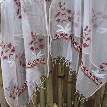Load image into Gallery viewer, Kota Dupatta Hand Embroidery/Chikan work