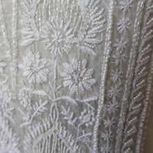 Load image into Gallery viewer, VAANI Chanderi Silk Hand Embroidered/Chikankari Unstitched Kurta Set; Made to Order/ Customizable