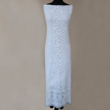 Load image into Gallery viewer, SARIKA Viscose Georgette Hand Embroidered/Chikankari Unstitched Kurta Set; Made to Order/ Customizable