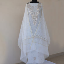 Load image into Gallery viewer, Mia Chanderi Hand Embroidered/Chikankari Semi-stitched Kurta Set; Made to Order/ Customizable