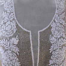 Load image into Gallery viewer, JIVIKA Hand Embroidered/Chikankari Semi-stitched Kurta Set; Made to Order/ Customizable