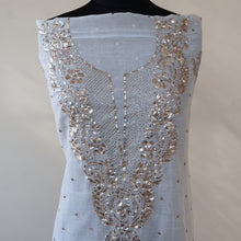 Load image into Gallery viewer, Mia Chanderi Hand Embroidered/Chikankari Semi-stitched Kurta Set; Made to Order/ Customizable