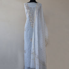 Load image into Gallery viewer, Mia Chanderi Hand Embroidered/Chikankari Semi-stitched Kurta Set; Made to Order/ Customizable