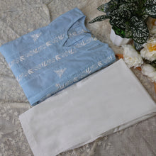 Load image into Gallery viewer, EMMA Pure Cotton Hand Embroidered Tunic Dress Kurta with embroidered pant