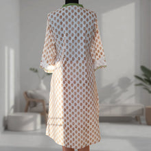 Load image into Gallery viewer, JAIE Block Printed Cotton Hand Embroidered Kurta