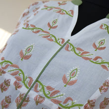 Load image into Gallery viewer, JAIE Block Printed Cotton Hand Embroidered Kurta