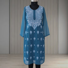 Load image into Gallery viewer, KIMI Georgette Hand Embroidered Kurta