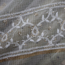 Load image into Gallery viewer, Kota Dupatta, Sequin work Hand Embroidery/Chikan work