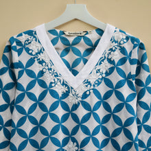 Load image into Gallery viewer, LUBNA Hand Block Print with Cotton Kurta