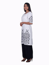 Load image into Gallery viewer, GANGA Cotton Hand Embroidered Tunic Kurta: Made to Order/Customizable