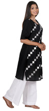 Load image into Gallery viewer, BHAMA Pure Cotton Hand Embroidered Chikankari Women's Kurta