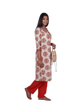Load image into Gallery viewer, SAHELI-Hand Blocked Printed 100% Cotton Long Kurta : Made to Order