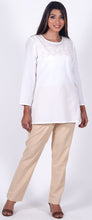 Load image into Gallery viewer, Yashi- 100% Cotton Tunic Kurta Hand Embroidered : Made to Order/Customizable