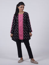 Load image into Gallery viewer, DAKSHI Printed Cotton Short Embroidered Tunic- Top