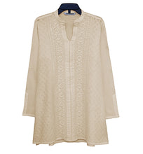 Load image into Gallery viewer, MORA Pure Cotton Hand Embroidered Tunic Top Kurti