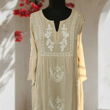 Load image into Gallery viewer, SAAVI Modal Heavy Chikankari Hand Embroidered Kurta