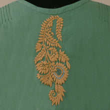 Load image into Gallery viewer, BAANI Pure Cotton, Hand Embroidery/ Chikankari Women Long Flared Dress