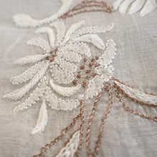 Load image into Gallery viewer, Chanderi Dupatta Hand Embroidery/ Chikankari with Zari work